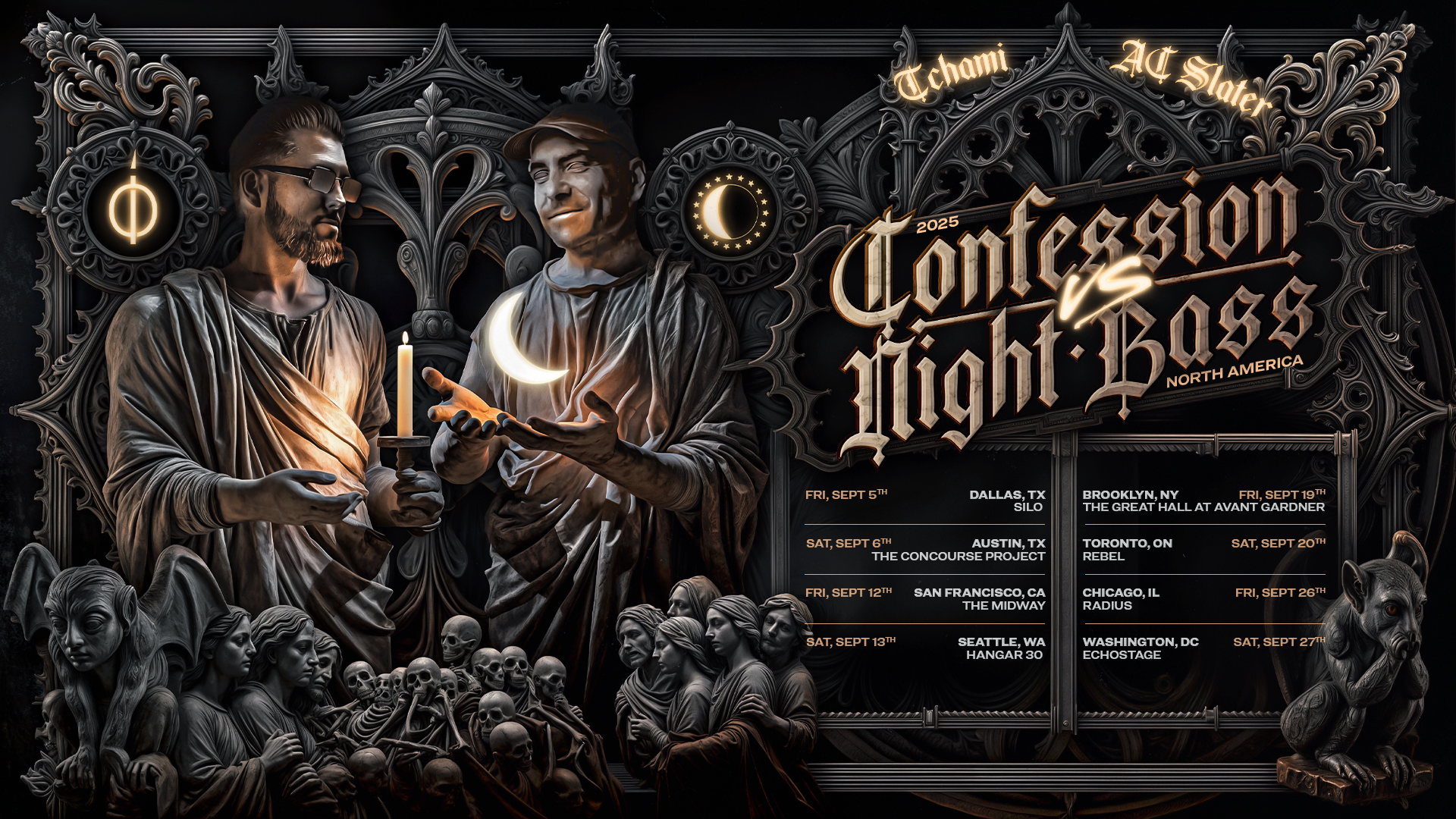 CONFESSION VS NIGHT BASS - TOUR DATES