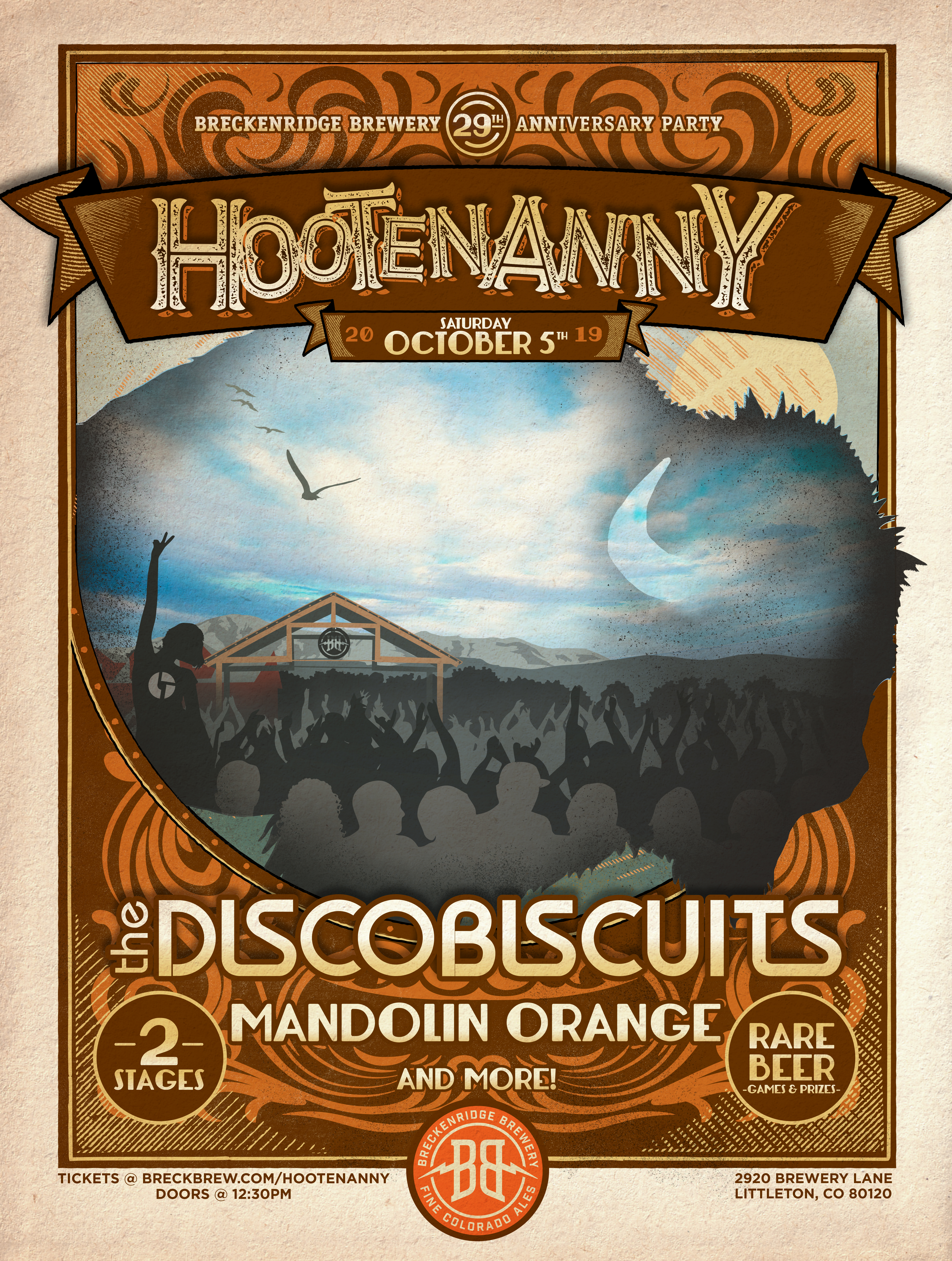 Breckenridge Brewery’s 29th Anniversary Hootenanny